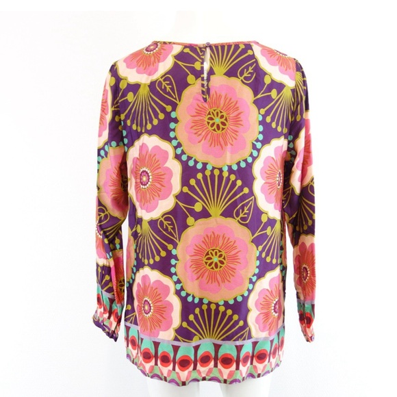 🛑🛑🛑MILANO ITALY 🇮🇹 COLOURFUL BLOUSE - Picture 4 of 13